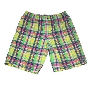 MENS POLO RALPH LAUREN PLAID SWIM SHORTS TRUNKS SZ Large